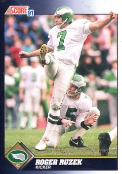 Roger Ruzek Philadelphia Eagles 1991 Score NFL #526